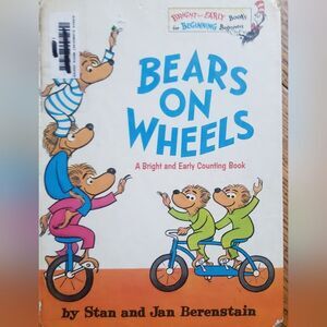 Bears on Wheels by Stan & Jan Berenstain Hardcover 1969 | Random House Library